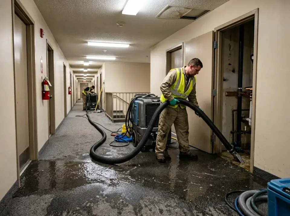 multi-unit-apartment-hallway-f-005 — frequently asked questions, Emergency Burst Pipe Water Extraction & Removal in Universa…